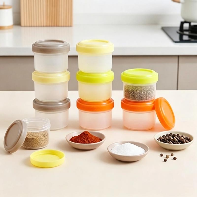 Baby Food Jars With Lids - Set da 4 barattoli in PP